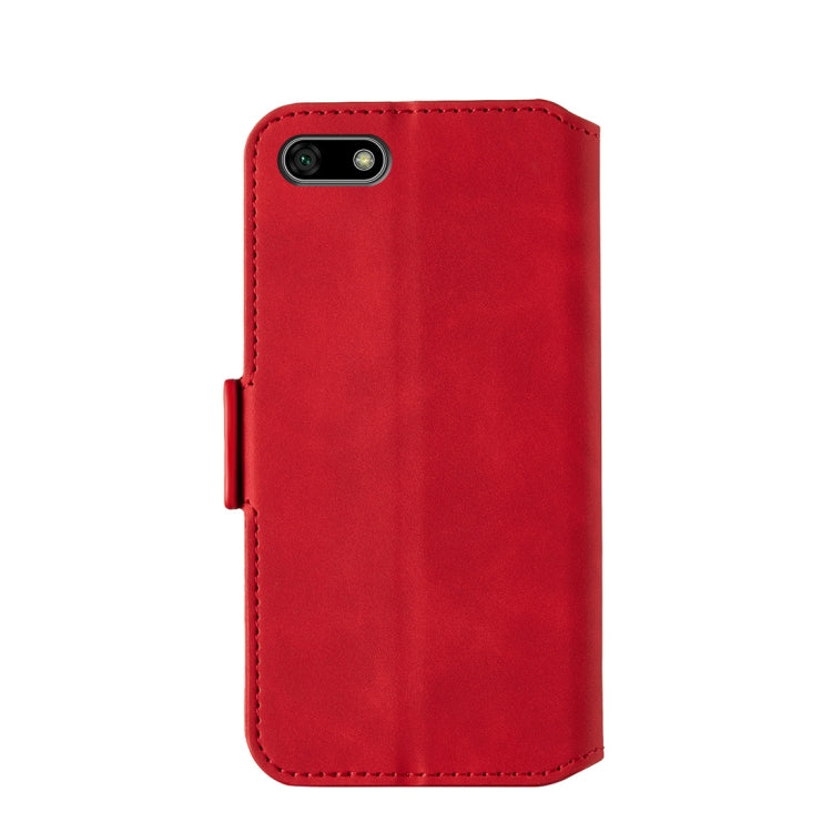 For Huawei Y5 2018 / Y5 Prime 2018 Retro Frosted Oil Side Horizontal Flip Case with Holder & Card Slots