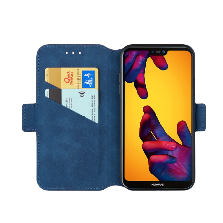 For Huawei P20 lite Retro Frosted Oil Side Horizontal Flip Case with Holder & Card Slots