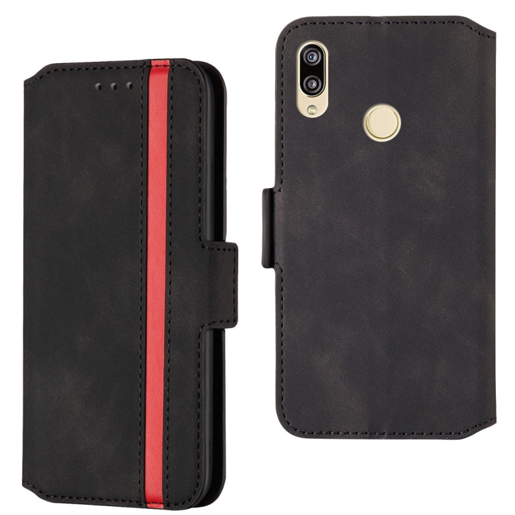 For Huawei P20 lite Retro Frosted Oil Side Horizontal Flip Case with Holder & Card Slots