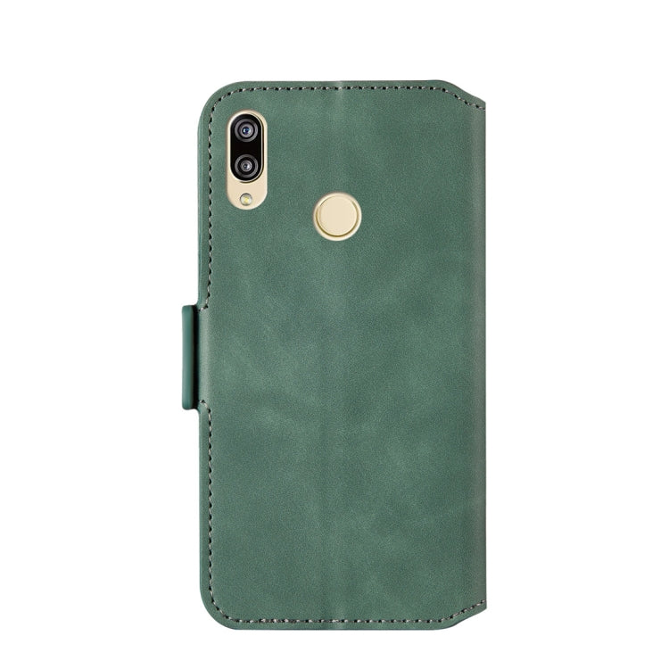 For Huawei P20 lite Retro Frosted Oil Side Horizontal Flip Case with Holder & Card Slots