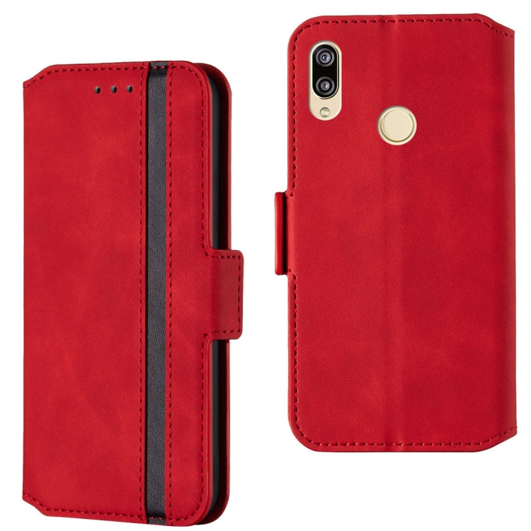 For Huawei P20 lite Retro Frosted Oil Side Horizontal Flip Case with Holder & Card Slots