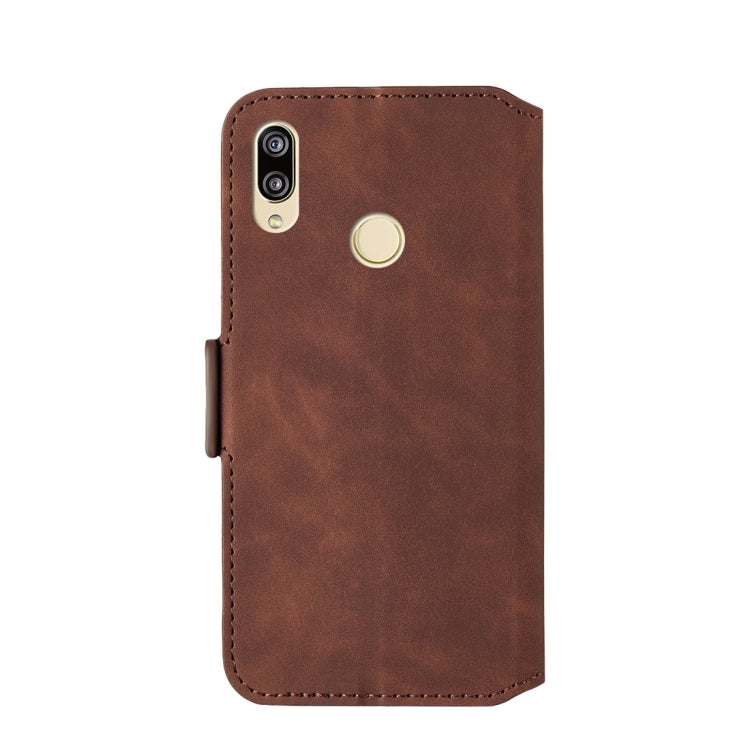 For Huawei P20 lite Retro Frosted Oil Side Horizontal Flip Case with Holder & Card Slots