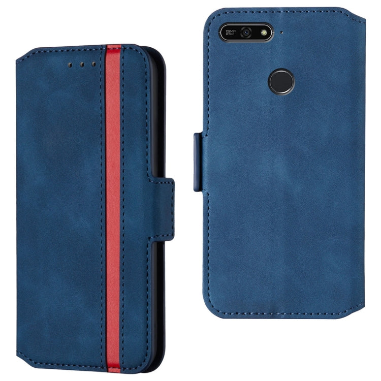 For Huawei Honor 7A Retro Frosted Oil Side Horizontal Flip Case with Holder & Card Slots