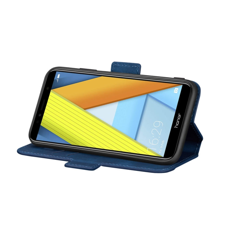 For Huawei Honor 7A Retro Frosted Oil Side Horizontal Flip Case with Holder & Card Slots