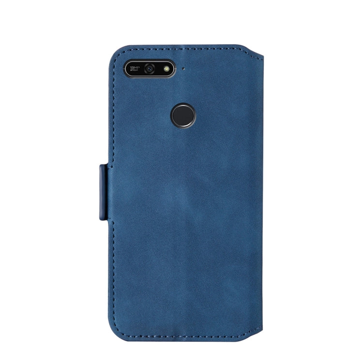For Huawei Honor 7A Retro Frosted Oil Side Horizontal Flip Case with Holder & Card Slots
