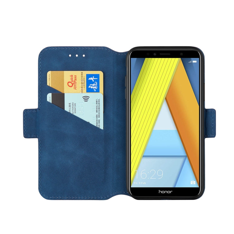 For Huawei Honor 7A Retro Frosted Oil Side Horizontal Flip Case with Holder & Card Slots
