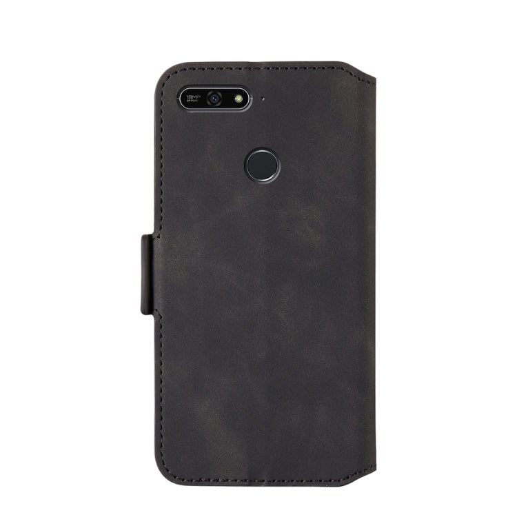 For Huawei Honor 7A Retro Frosted Oil Side Horizontal Flip Case with Holder & Card Slots