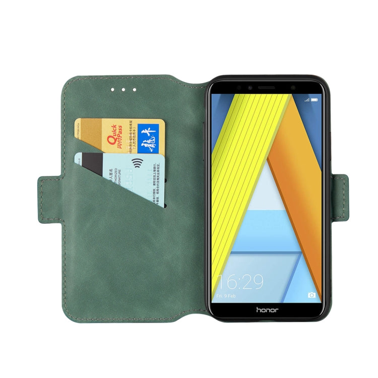 For Huawei Honor 7A Retro Frosted Oil Side Horizontal Flip Case with Holder & Card Slots