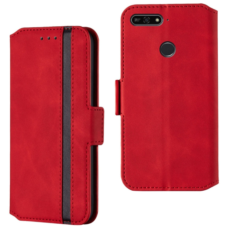 For Huawei Honor 7A Retro Frosted Oil Side Horizontal Flip Case with Holder & Card Slots