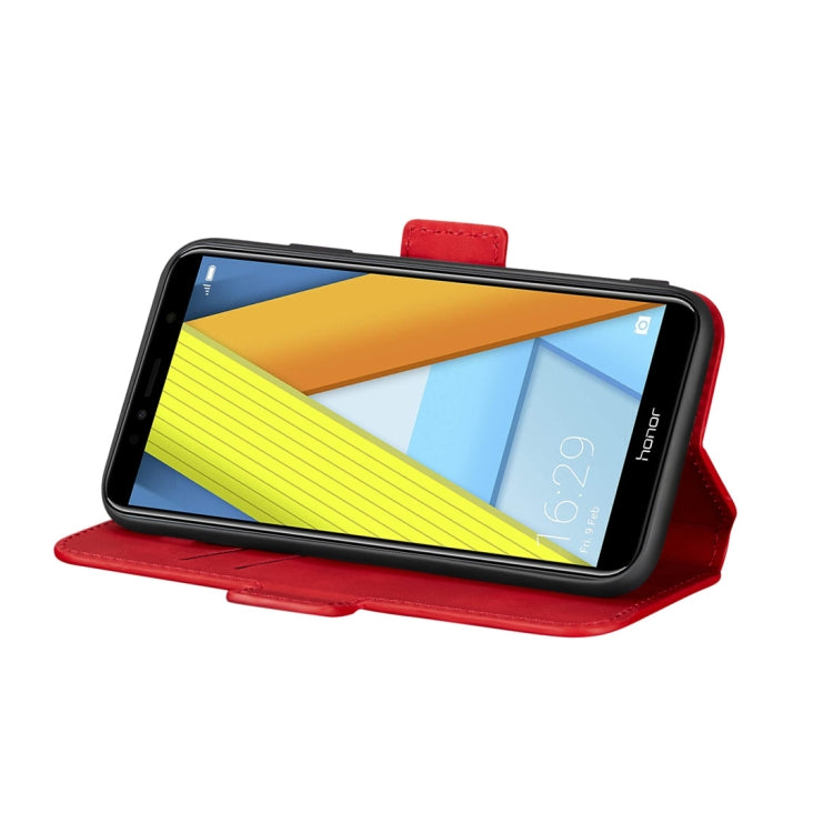 For Huawei Honor 7A Retro Frosted Oil Side Horizontal Flip Case with Holder & Card Slots