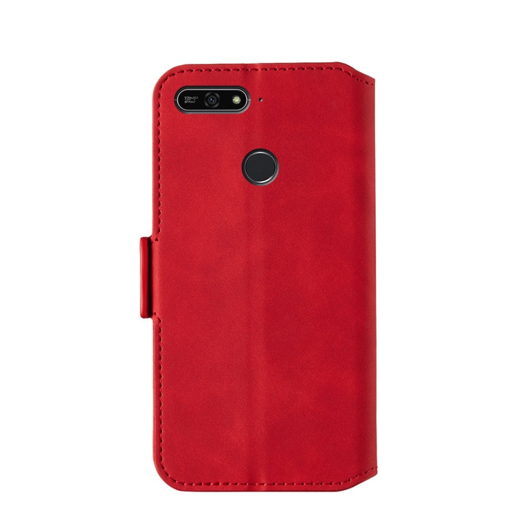 For Huawei Honor 7A Retro Frosted Oil Side Horizontal Flip Case with Holder & Card Slots
