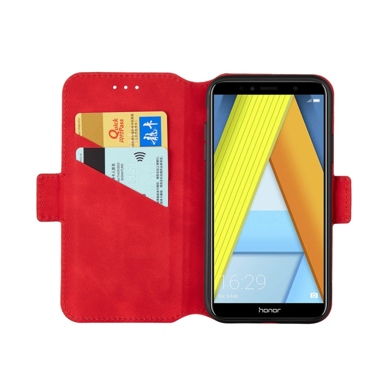 For Huawei Honor 7A Retro Frosted Oil Side Horizontal Flip Case with Holder & Card Slots