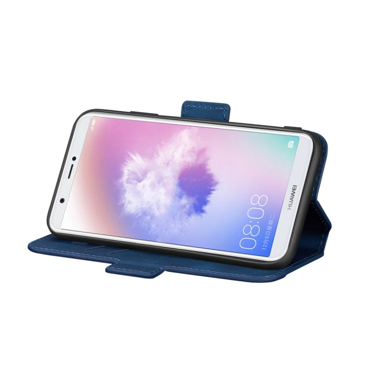 For Huawei P smart / Enjoy 7S Retro Frosted Oil Side Horizontal Flip Case with Holder & Card Slots