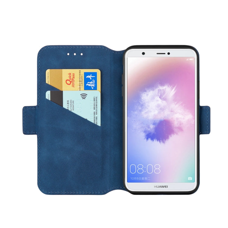 For Huawei P smart / Enjoy 7S Retro Frosted Oil Side Horizontal Flip Case with Holder & Card Slots