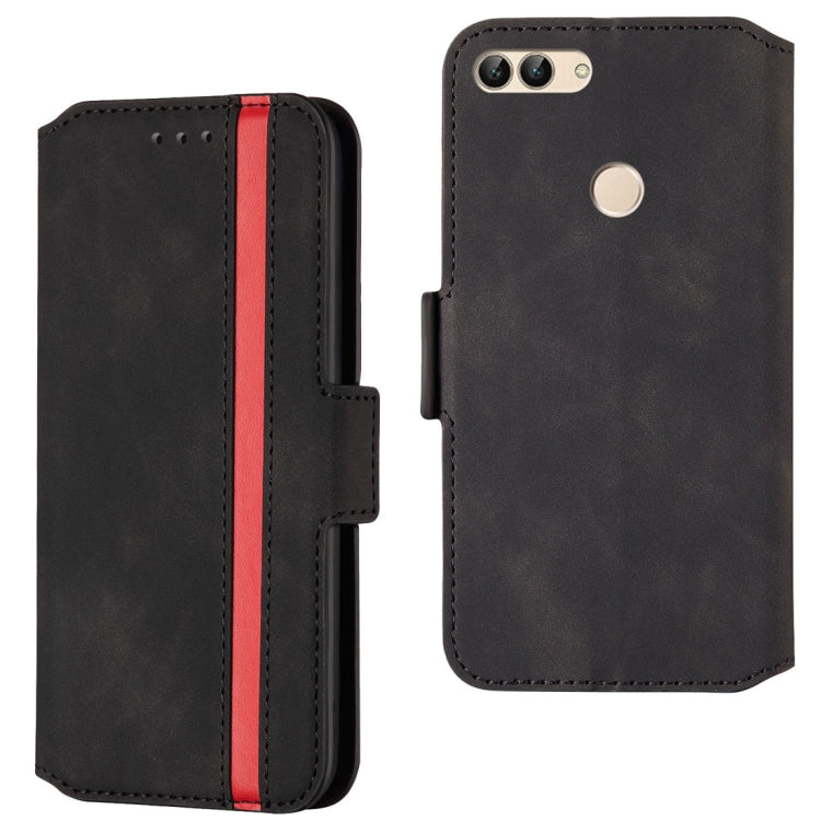 For Huawei P smart / Enjoy 7S Retro Frosted Oil Side Horizontal Flip Case with Holder & Card Slots