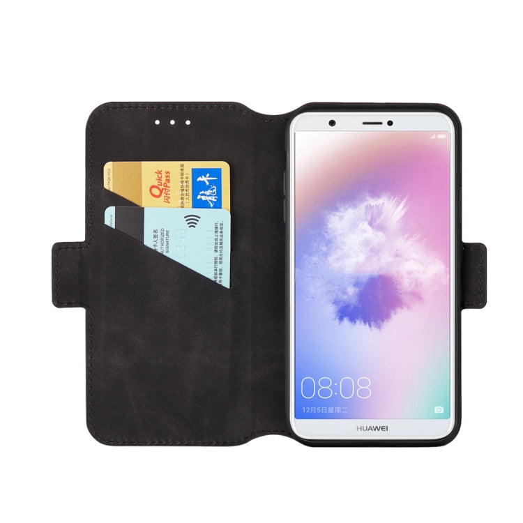 For Huawei P smart / Enjoy 7S Retro Frosted Oil Side Horizontal Flip Case with Holder & Card Slots