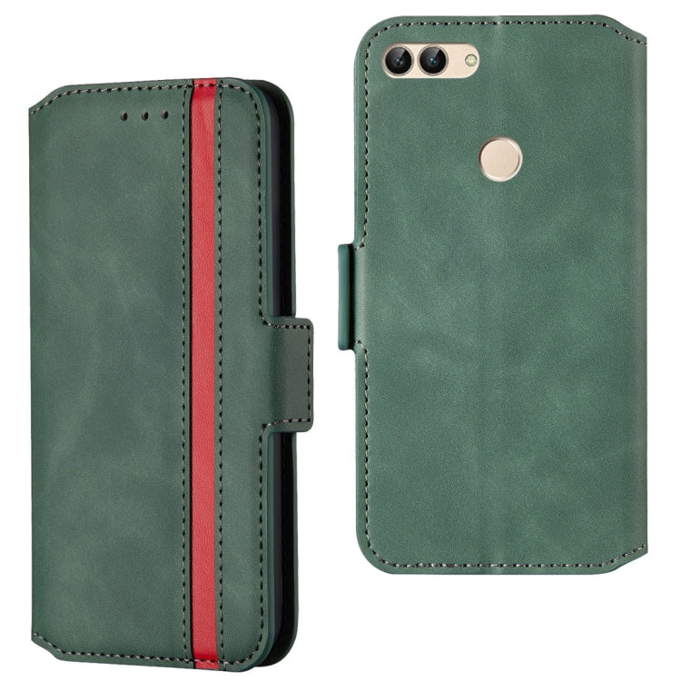 For Huawei P smart / Enjoy 7S Retro Frosted Oil Side Horizontal Flip Case with Holder & Card Slots