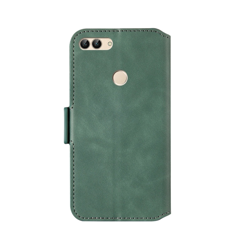 For Huawei P smart / Enjoy 7S Retro Frosted Oil Side Horizontal Flip Case with Holder & Card Slots