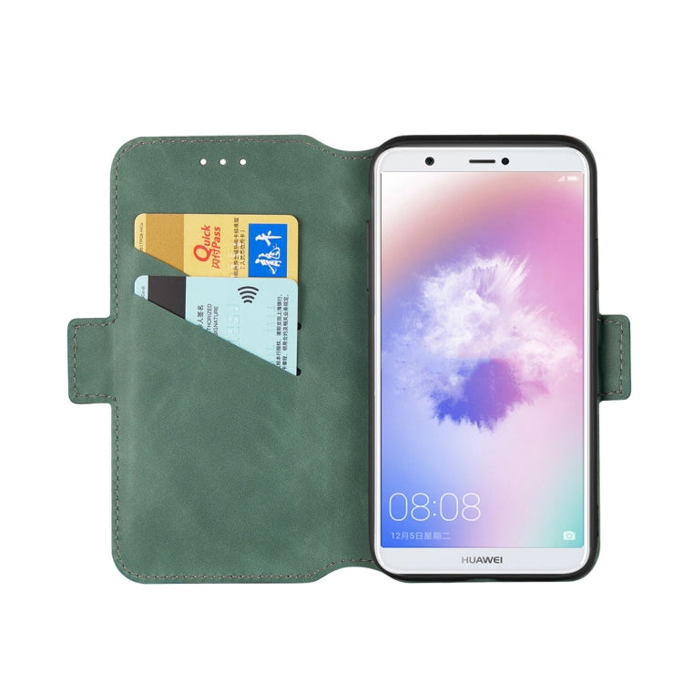 For Huawei P smart / Enjoy 7S Retro Frosted Oil Side Horizontal Flip Case with Holder & Card Slots
