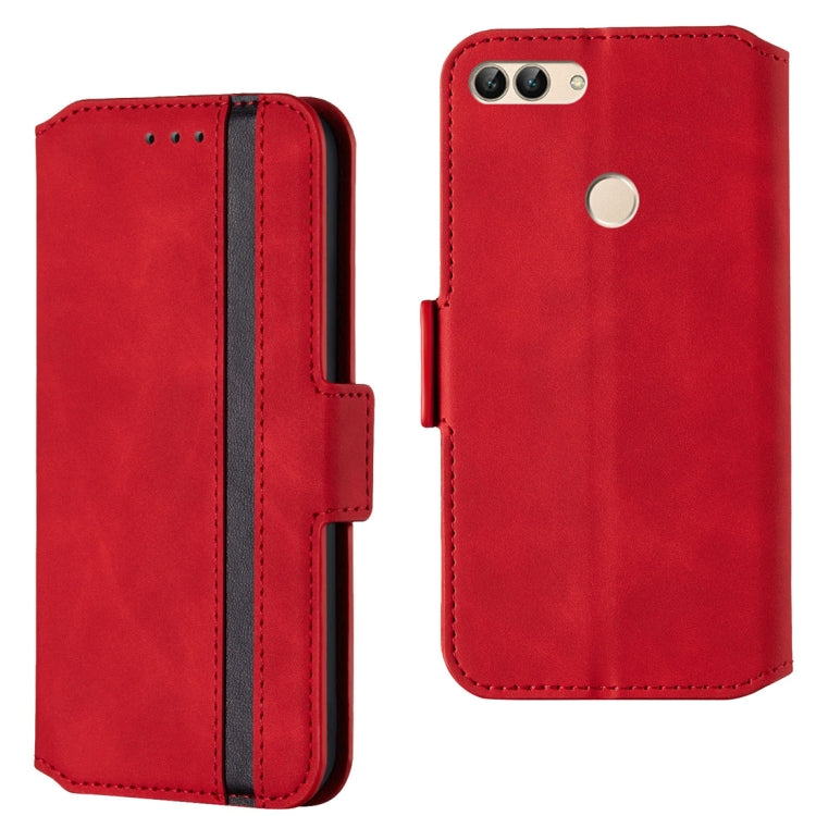 For Huawei P smart / Enjoy 7S Retro Frosted Oil Side Horizontal Flip Case with Holder & Card Slots