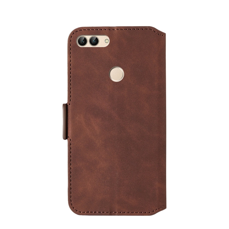 For Huawei P smart / Enjoy 7S Retro Frosted Oil Side Horizontal Flip Case with Holder & Card Slots