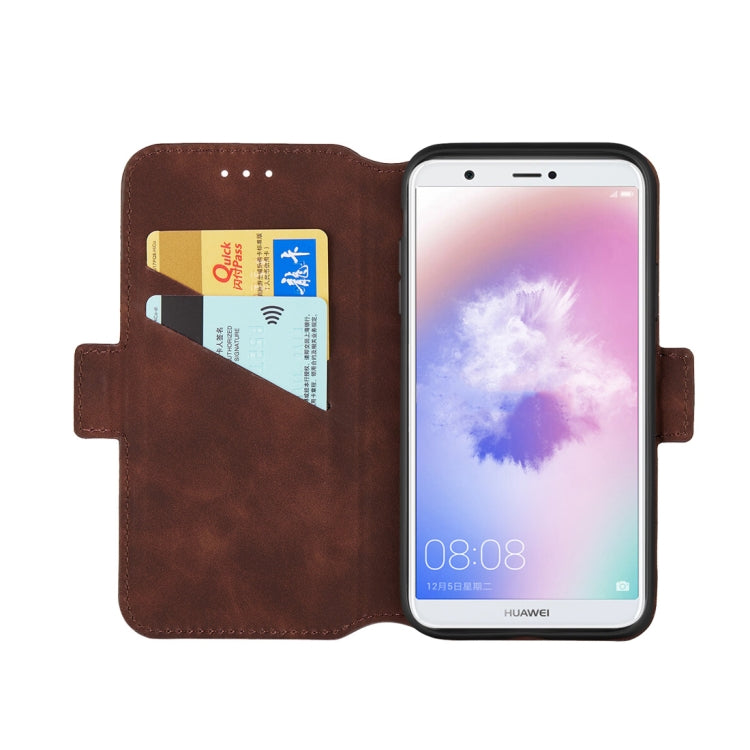 For Huawei P smart / Enjoy 7S Retro Frosted Oil Side Horizontal Flip Case with Holder & Card Slots