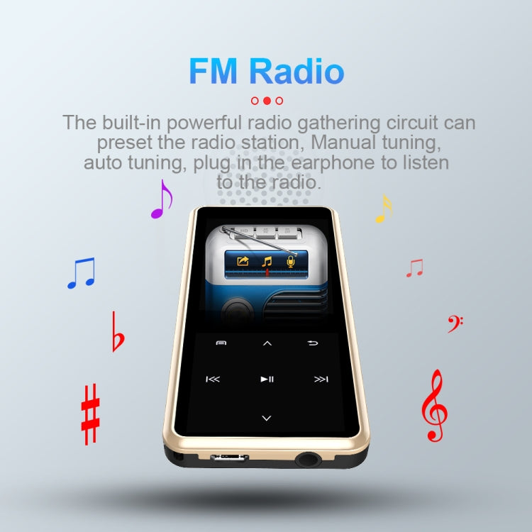 M12 Multifunctional Portable Bluetooth Player, Capacity:8GB