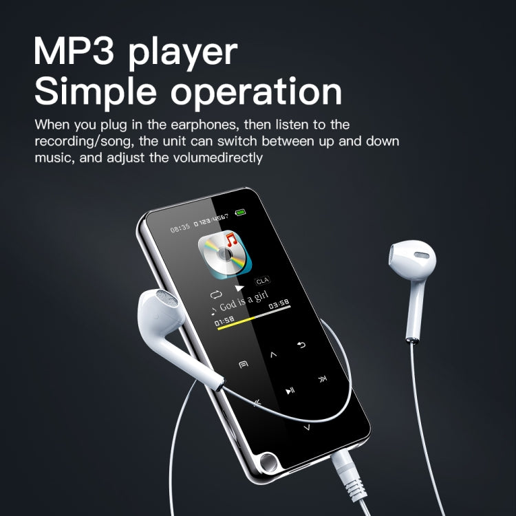 M25 Multifunctional Portable Bluetooth MP3 Player, Capacity:16GB(Black)