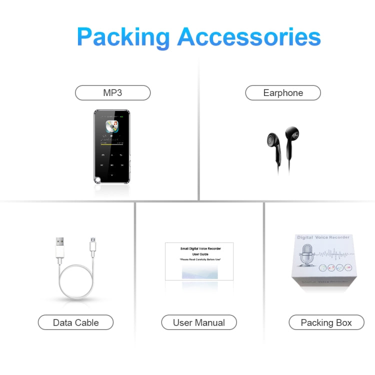 M25 Multifunctional Portable Bluetooth MP3 Player, Capacity:16GB(Black)