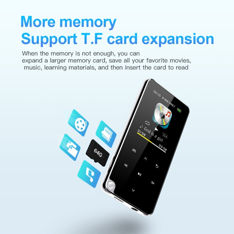 M25 Multifunctional Portable Bluetooth MP3 Player, Capacity:32GB(Black)