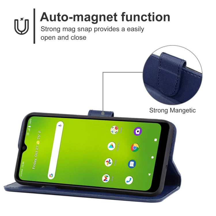 Leather Phone Case For Cricket Icon 3