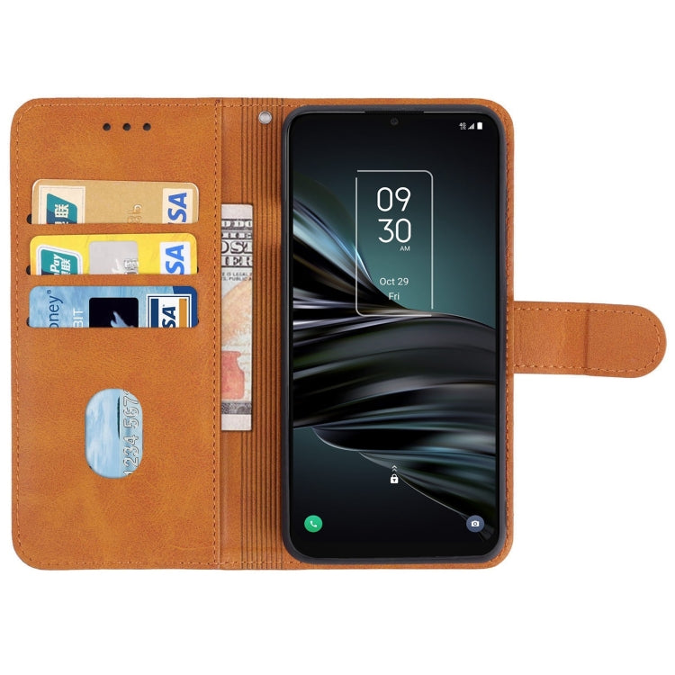 Leather Phone Case For TCL 20XE