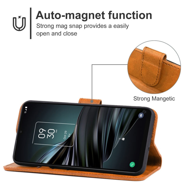 Leather Phone Case For TCL 20XE