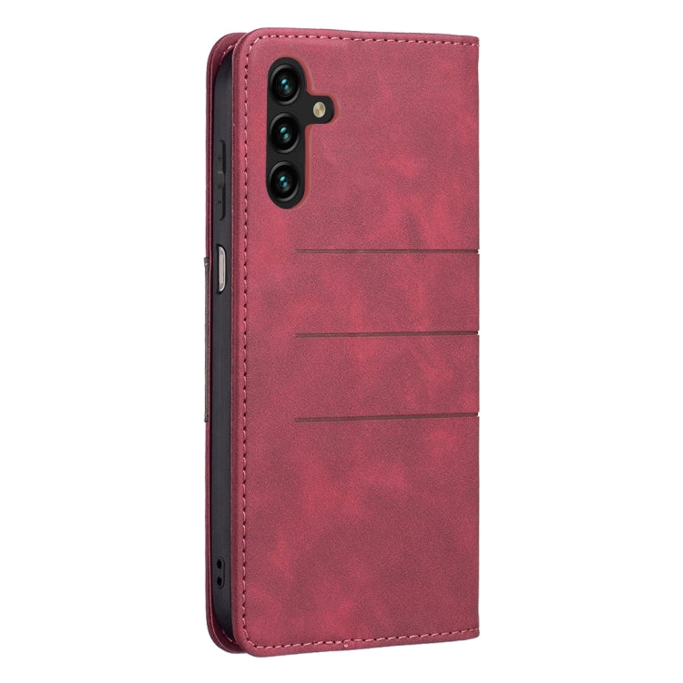 For Samsung Galaxy A13 5G Magnetic Splicing Leather Phone Case