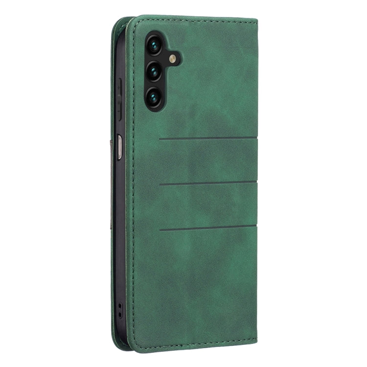 For Samsung Galaxy A13 5G Magnetic Splicing Leather Phone Case