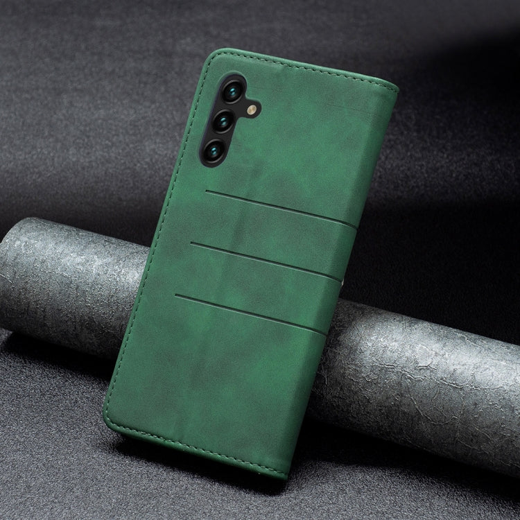 For Samsung Galaxy A13 5G Magnetic Splicing Leather Phone Case
