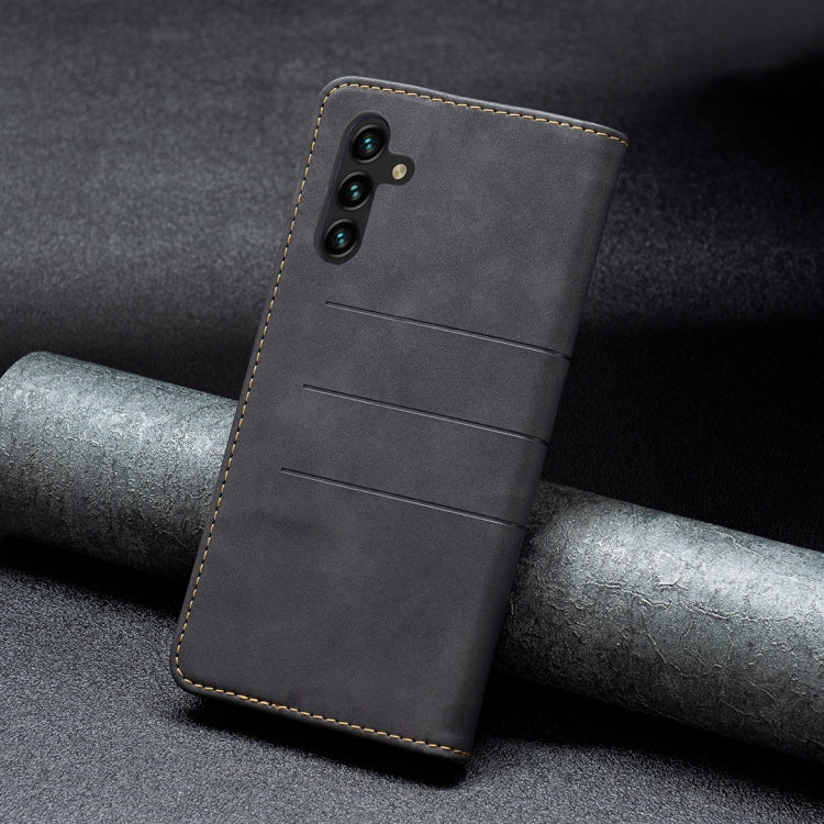 For Samsung Galaxy A13 5G Magnetic Splicing Leather Phone Case