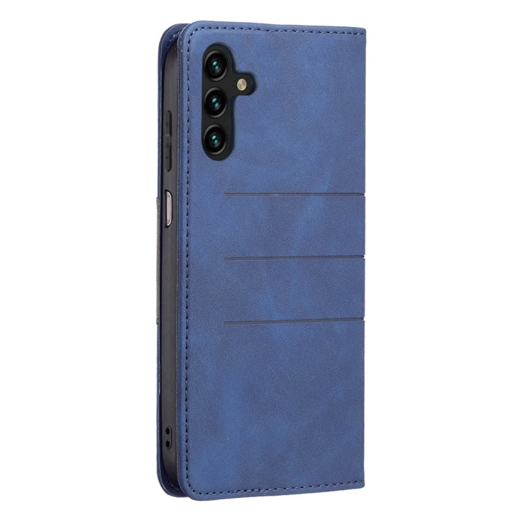 For Samsung Galaxy A13 5G Magnetic Splicing Leather Phone Case