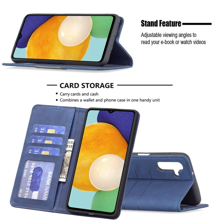 For Samsung Galaxy A13 5G Magnetic Splicing Leather Phone Case