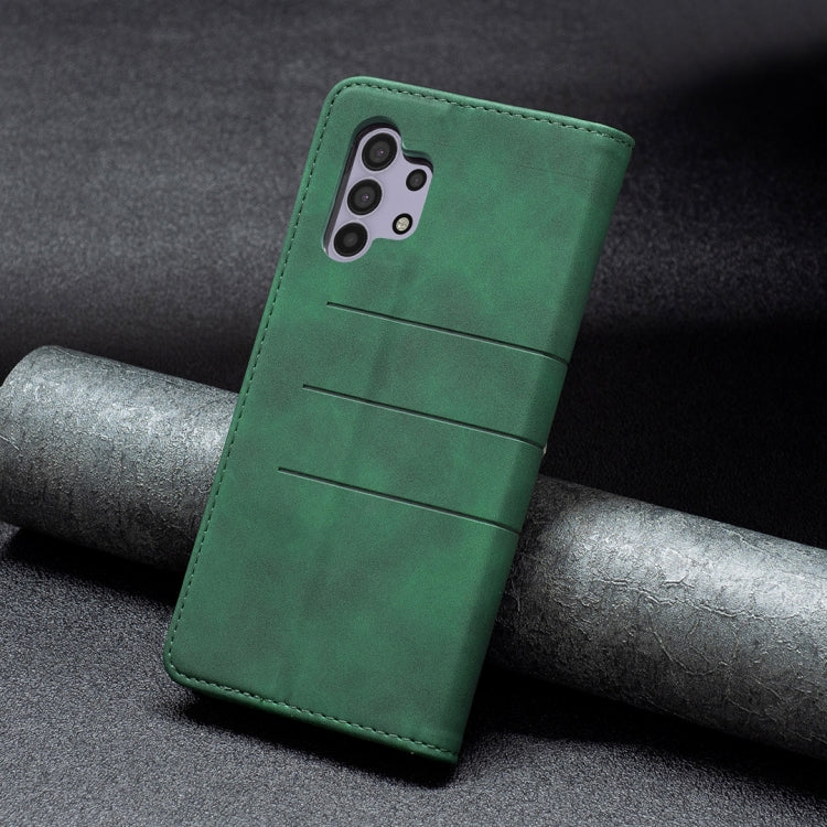 For Samsung Galaxy A32 4G Magnetic Splicing Leather Phone Case
