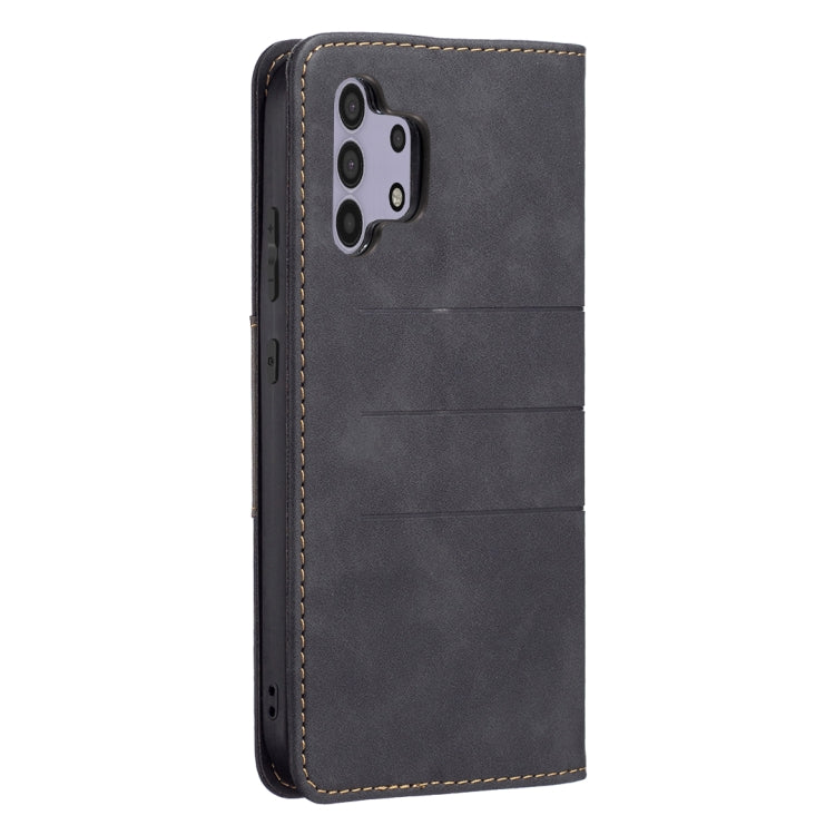 For Samsung Galaxy A32 4G Magnetic Splicing Leather Phone Case