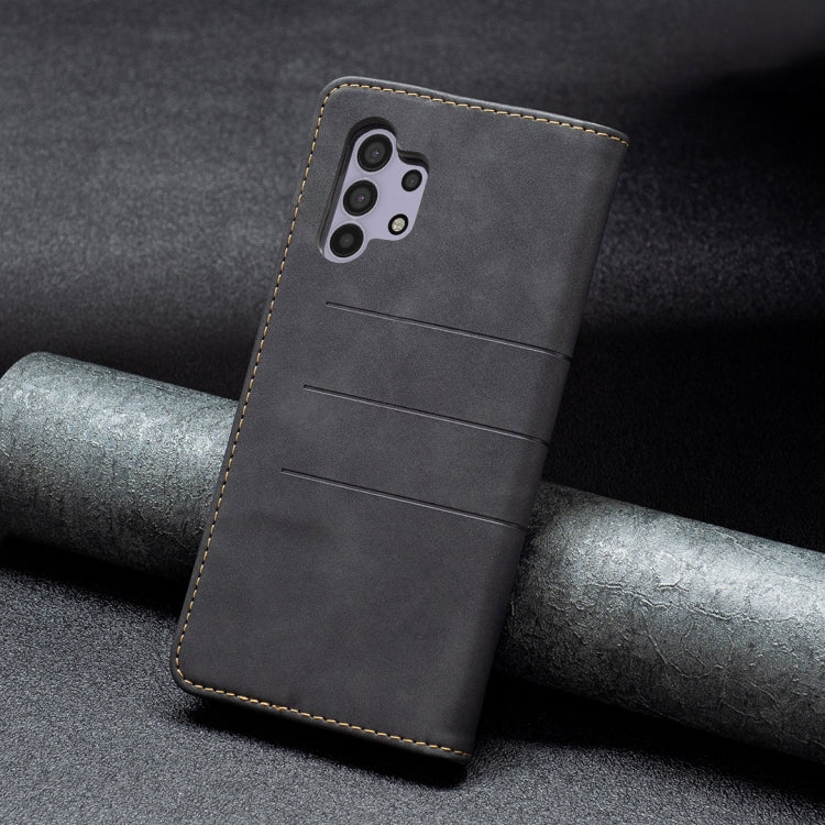 For Samsung Galaxy A32 4G Magnetic Splicing Leather Phone Case