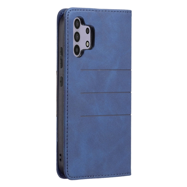For Samsung Galaxy A32 4G Magnetic Splicing Leather Phone Case