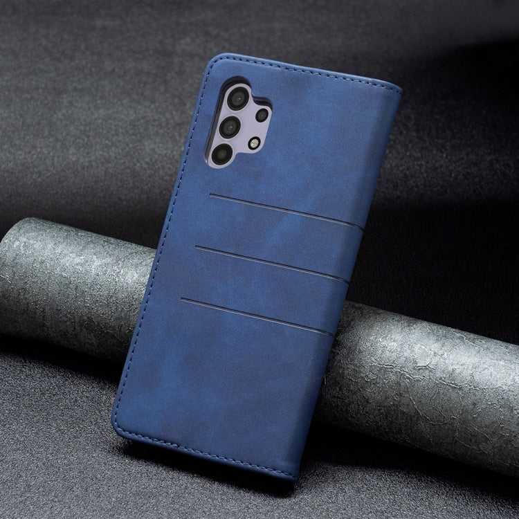 For Samsung Galaxy A32 4G Magnetic Splicing Leather Phone Case
