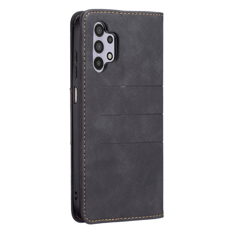 For Samsung Galaxy A32 5G Magnetic Splicing Leather Phone Case