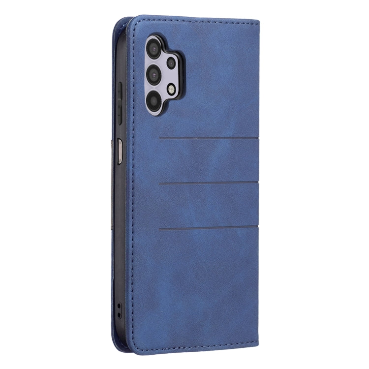 For Samsung Galaxy A32 5G Magnetic Splicing Leather Phone Case