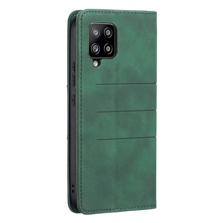 For Samsung Galaxy A42 5G Magnetic Splicing Leather Phone Case