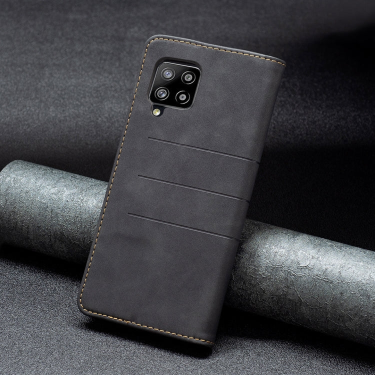 For Samsung Galaxy A42 5G Magnetic Splicing Leather Phone Case