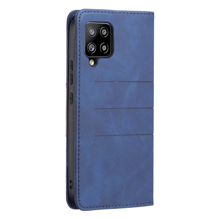For Samsung Galaxy A42 5G Magnetic Splicing Leather Phone Case
