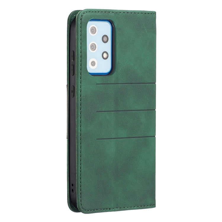For Samsung Galaxy A52 Magnetic Splicing Leather Phone Case